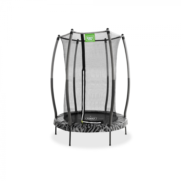 Trambulina Tiggy junior cu siguranță ø140cm - neagră/gri [1]