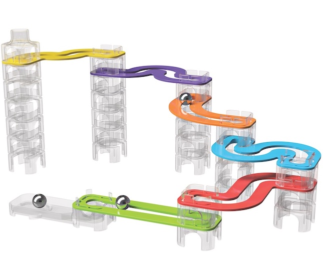Trestle Tracks Builder - Set STEM de construcție cu traseu pentru bile, 73 de piese [2]