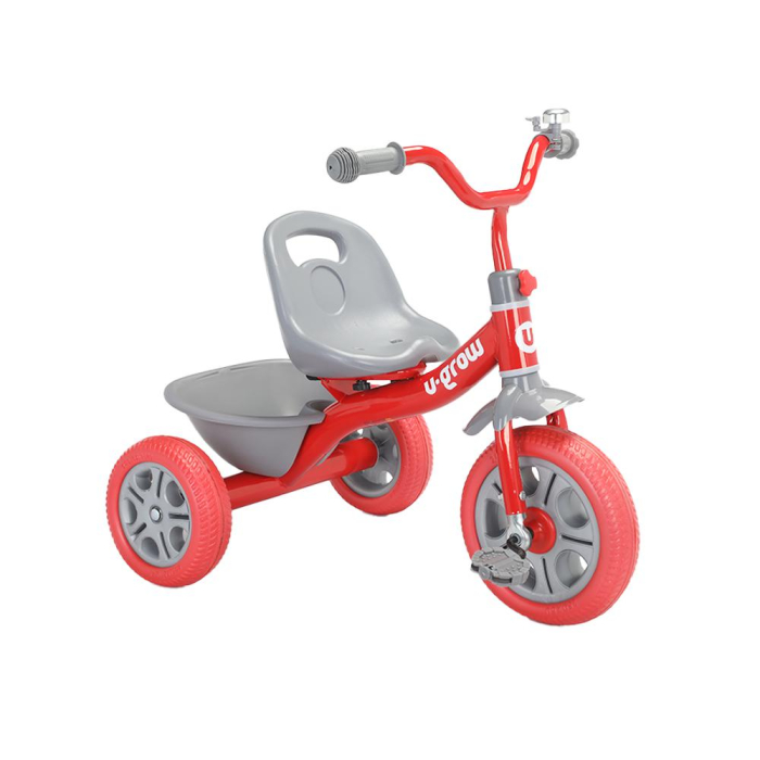 Tricicleta cu pedale, rosie, U-Grow [4]