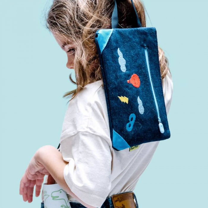 Trusa din denim pentru markere [3]