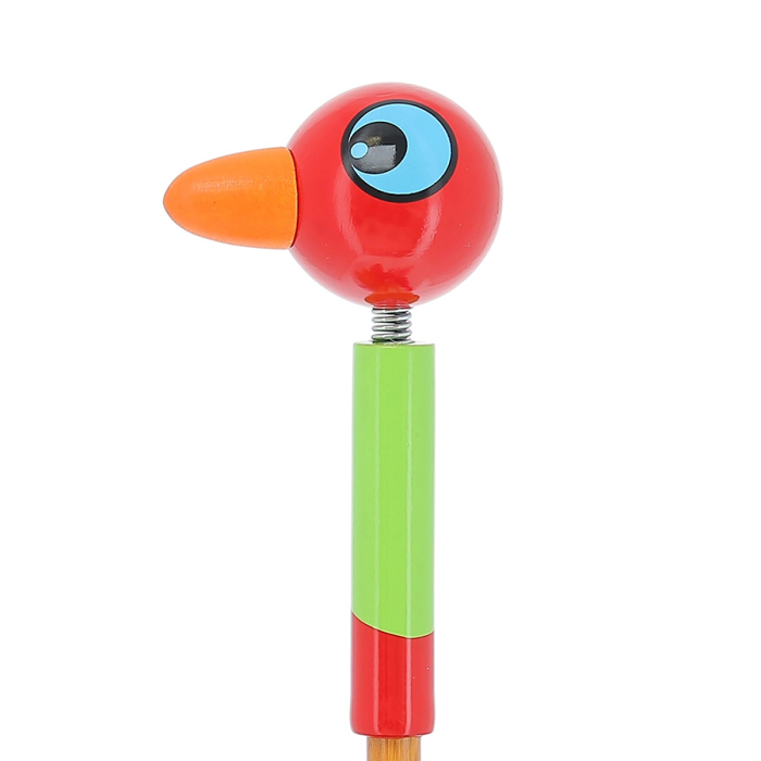 Umbrela copii cu maner din lemn - Pasare exotica - Vilac [3]