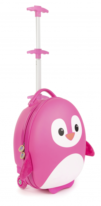 Valiza Troler Boppi, Pinguin roz [5]