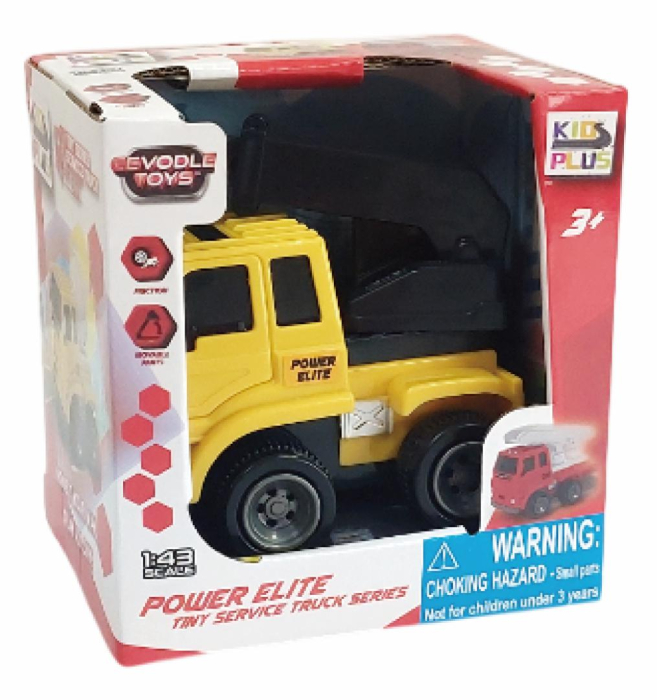 VEHICULE CU FRICTIUNE, SCARA 1/43, 10CM, MACARA GALBENA [2]