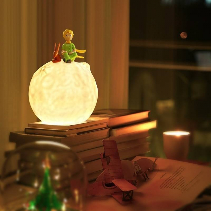 Veioza tactila - Luna si Micul Print [3]