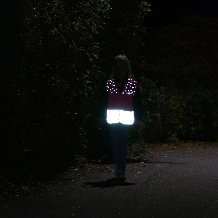 Vesta reflectorizanta B-SEEN  SAFE, roz [3]