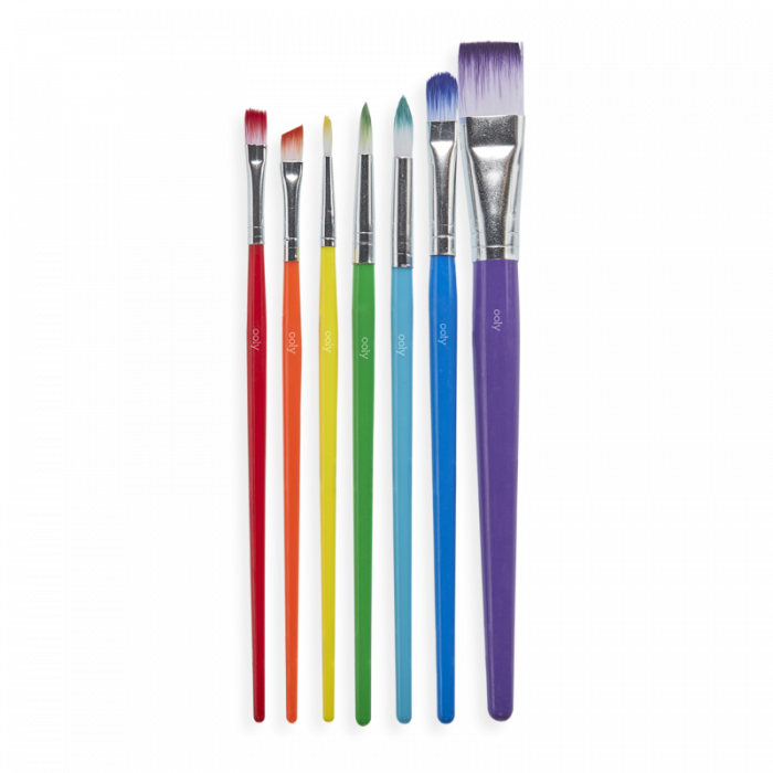 Set de 7 pensule universale, colorate [2]