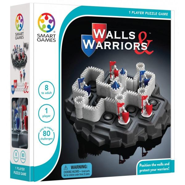 Smart Games - Walls  Warriors, joc de logica cu 80 de provocari, 8+ ani [1]
