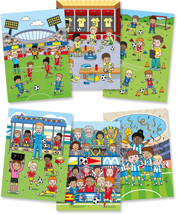 Water Magic: Carte de colorat Meci de fotbal [3]
