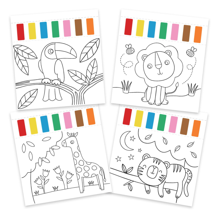 Water Painting: Carte de colorat Animalute [2]