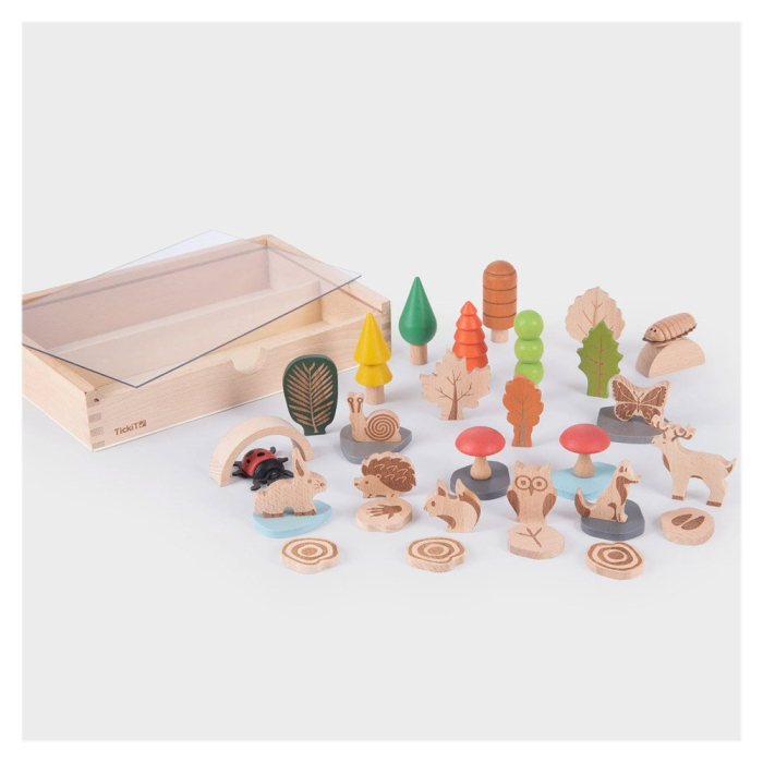Woodland, traseul din padure, set 36 piese din lemn [2]