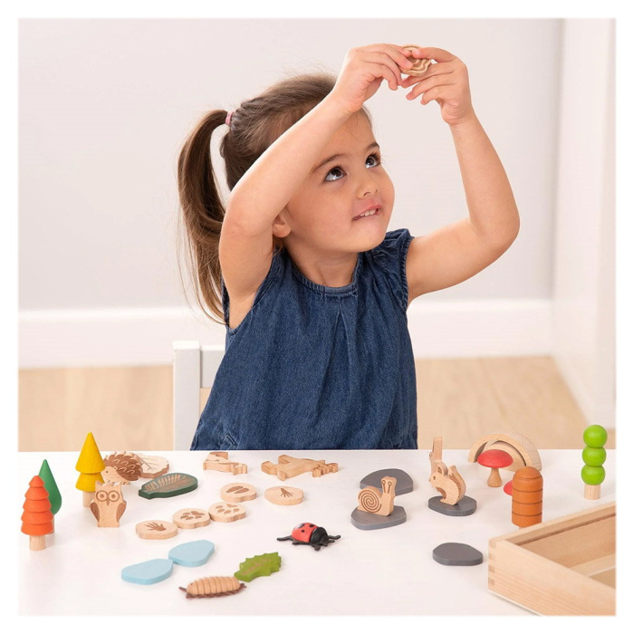 Woodland, traseul din padure, set 36 piese din lemn [4]