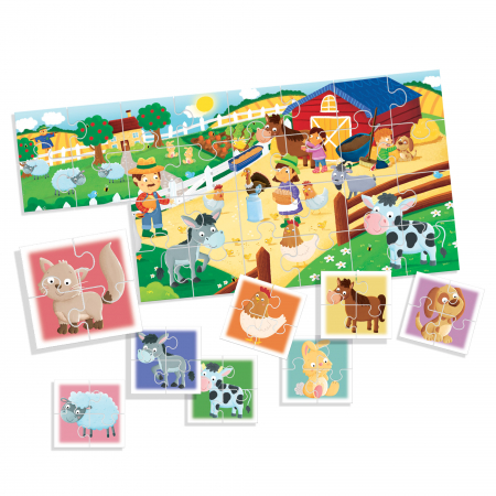 Varsta - Headu Teacher Tested - 8 si 1 Primul Meu Puzzle Ferma