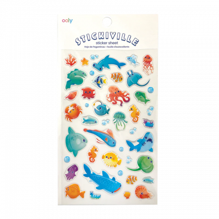 Jocuri creative - Abtibilduri 3D Stickiville Blue Ocean