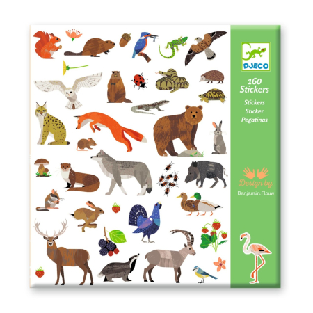 Lucru Manual - Abtibilduri Fauna Europei, Djeco