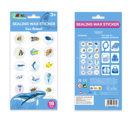 Abtibilduri imitatie sigiliu - Animale subacvatice, colectia Creatii Naturale [5]