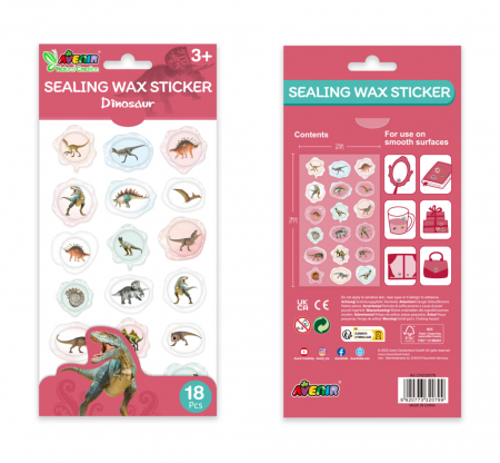 Abtibilduri imitatie sigiliu - Dinozauri, colectia Creatii Naturale [2]