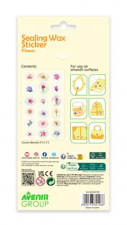 Abtibilduri imitatie sigiliu - Flori, colectia Creatii Naturale [2]