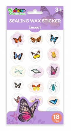 Jucarii de Indemanare - Abtibilduri imitatie sigiliu - Insecte, colectia Creatii Naturale