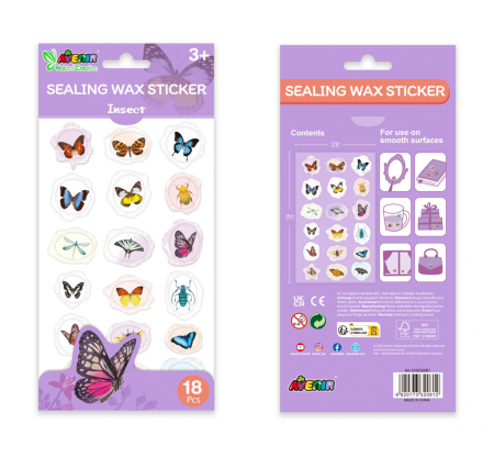 Abtibilduri imitatie sigiliu - Insecte, colectia Creatii Naturale [1]