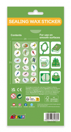 Abtibilduri imitatie sigiliu - Pasari, colectia Creatii Naturale [4]