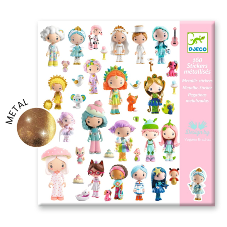 Abtibilduri metalice Tinyly, Djeco [2]