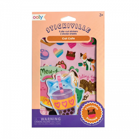 Abtibilduri parfumate - Stickiville Cat Café