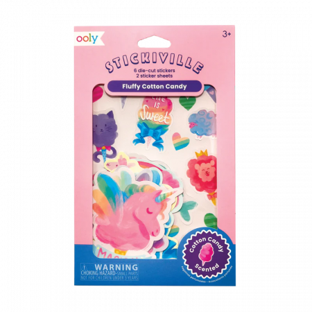 Back to school - Abtibilduri parfumate - Stickiville Fluffy Cotton Candy