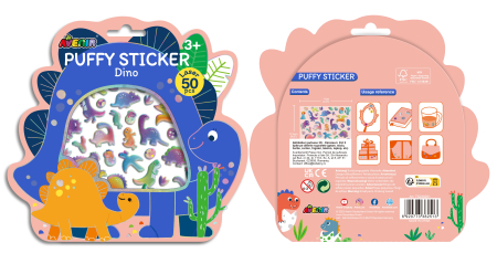 Abtibilduri pufoase 3D - Dinozauri [4]