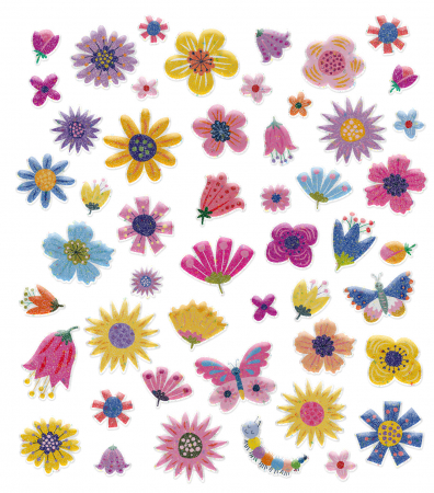 Abtibilduri pufoase 3D - Gradina [1]