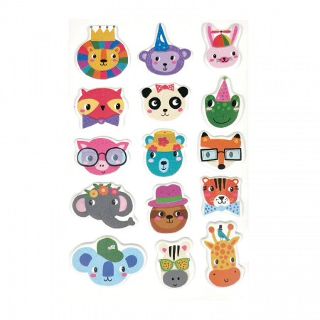 Abtibilduri pufoase Stickiville Party Animals [2]