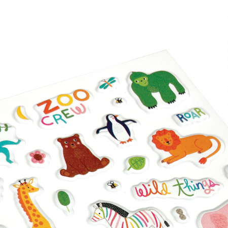 Abtibilduri pufoase Stickiville Zoo Crew [1]