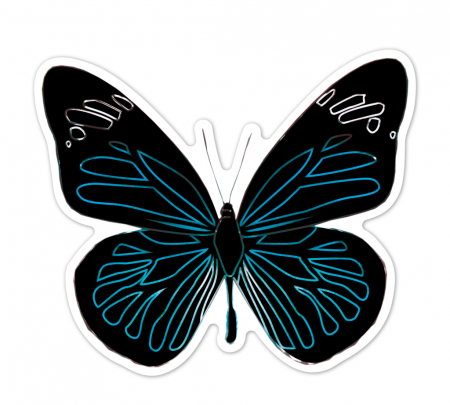 Abtibilduri razuibile - Fluturi, colectia Creatii Naturale [9]