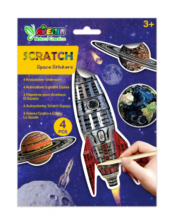 Jocuri creative - Abtibilduri razuibile - Spatiu, colectia Creatii Naturale