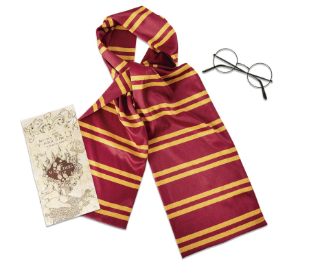 Jucarii de rol - Accesorii Harry Potter - Esarfa, ochelari & harta