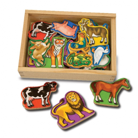 Animale de lemn cu magneti Melissa and Doug [1]