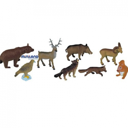 Animale din padure Miniland 8 figurine [3]