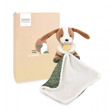 Plusuri - Animalut LES RIKIKIS - jucarie de plus cu paturica, 11 cm