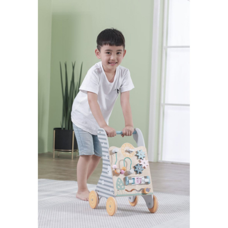 Antemergator gri cu activitati tip Montessori, PolarB, Viga [6]