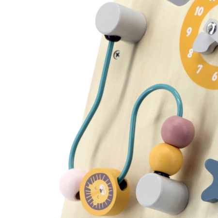 Antemergator gri cu activitati tip Montessori, PolarB, Viga [1]