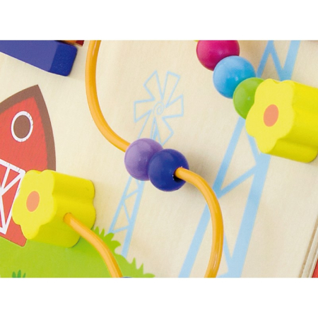 Antemergator rosu cu activitati tip Montessori [3]