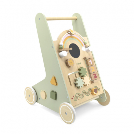 Antemergator verde cu activitati Montessori, PolarB Viga [1]