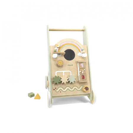 Antemergator verde cu activitati Montessori, PolarB Viga [0]