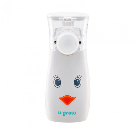 Aparat aerosoli U-Grow , portabil cu ultrasunete ,tehnologie silentoasa, masca de copii si adulti inclusa in pachet, design prietenos pentru copii [1]