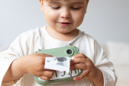 Aparat foto digital pentru copii cu functie de  printare instant- Hoppstar Artist Green [3]