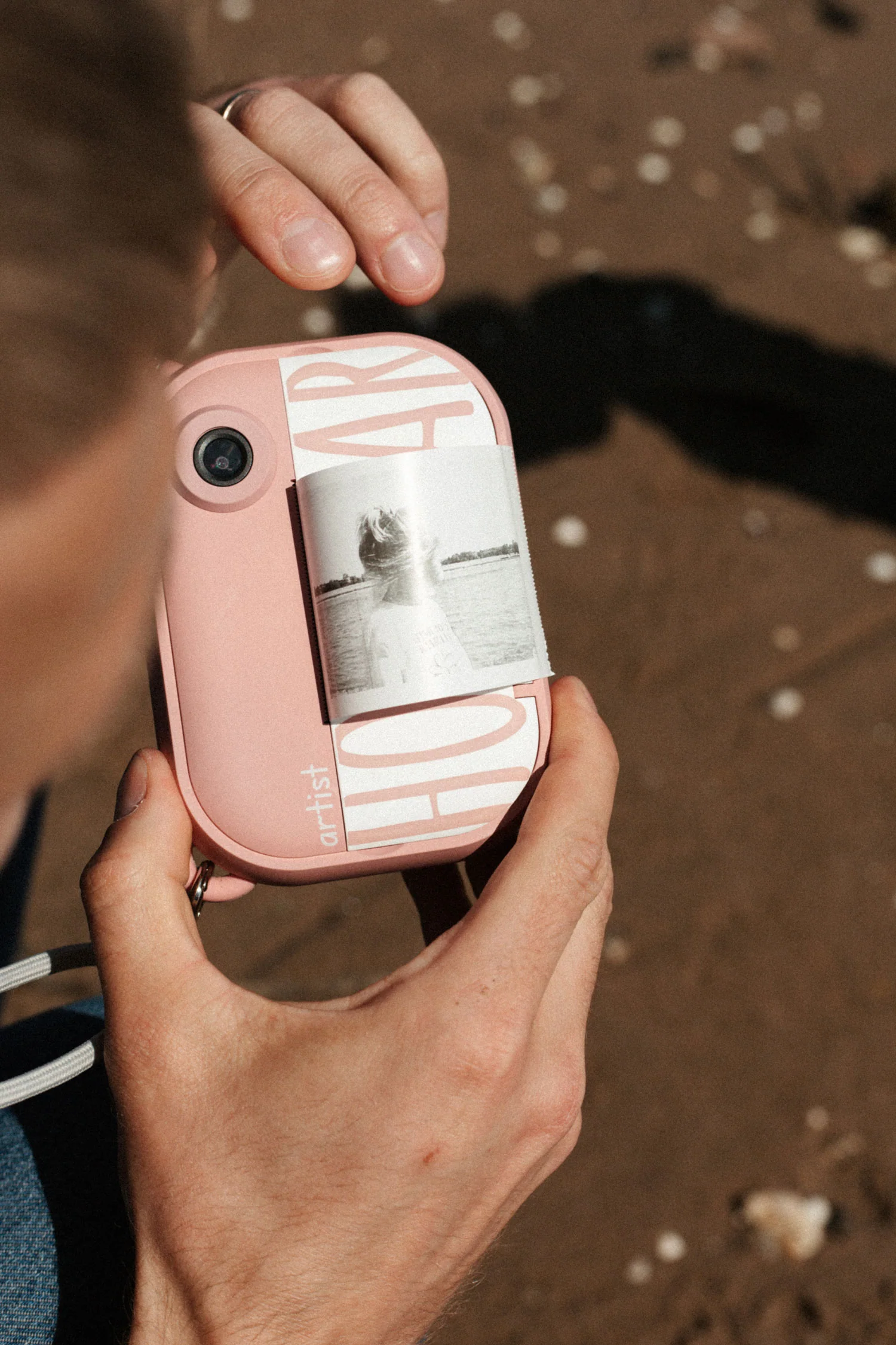 Aparat foto digital pentru copii cu functie de  printare instant- Hoppstar Artist Pink Blush [1]