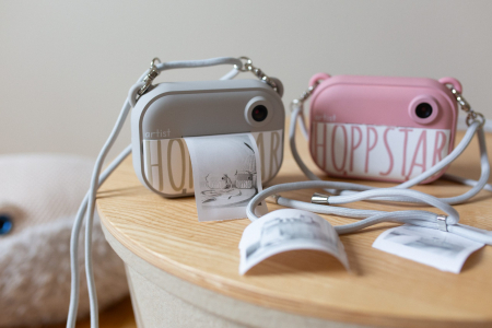 Aparat foto digital pentru copii cu functie de  printare instant- Hoppstar Artist Pink Blush [5]