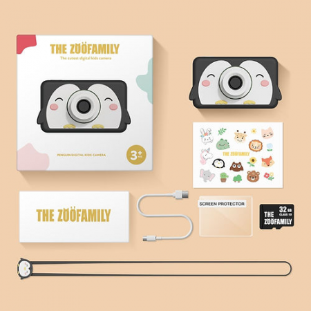 Aparat foto video digital pentru copii  - Penguin [5]