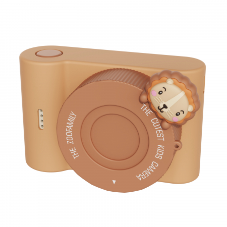 Aparat foto video digital pentru copii, cu ecran tactic si camera selfie, Urban Zoo - Lion [1]