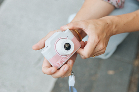 Aparat foto video digital pentru copii - Hoppstar Expert Pink [1]