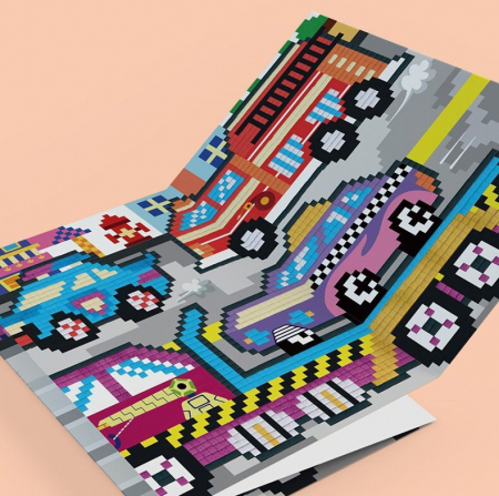 Arta mozaic pe numere - Transport [1]